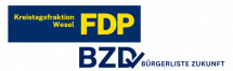 Logo FDP/BZD-Kreistagsfraktion Wesel